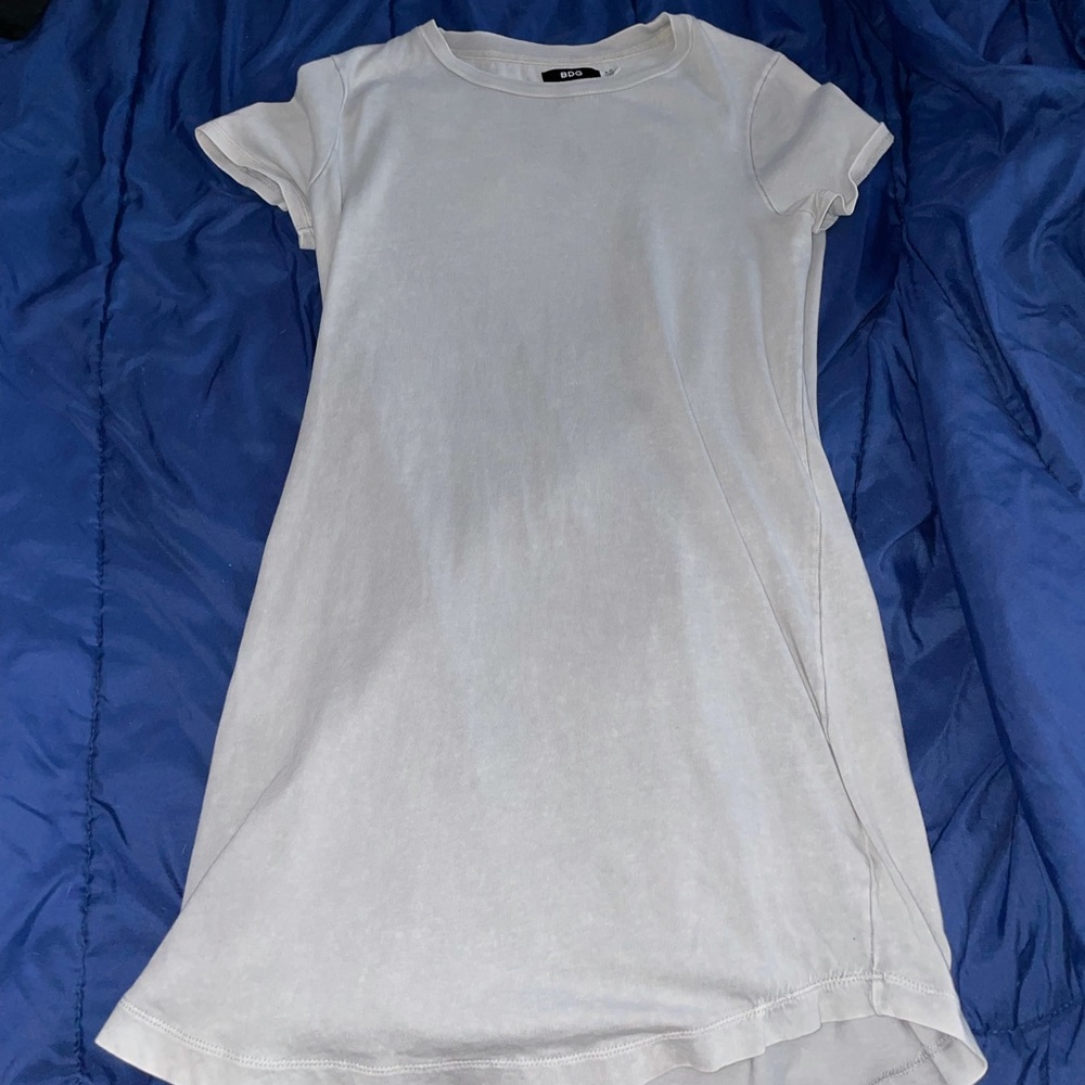 light acid wash grey/blue t-shirt dress